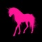 logo pink unicorn radio logo