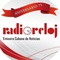 radio reloj logotipo