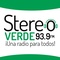 logotipo stereo verde 93 9 fm logotipo