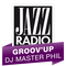 logo jazz radio groovup dj mp logo