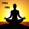 logo vip radio fm yoga chill logo