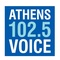 athens voice radio 102 5 logo