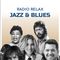 logo radio relax jazz and blues logo