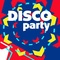 radio vox fm vox disco party logo
