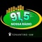 logo nossa radio 91 5 fm logo