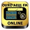 logo ouro azul fm flashbak logo