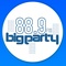 logo big party 88 9 fm logo