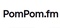 logo pompom fm logo
